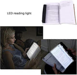 HEBEZON Plastic Night Vision Led Book Light Panel | Book Reading Light Panel Portable and Lightweight Indoor and Outdoor Travel Uses Night Reading Light, Eye Care Book Lamp for Kids