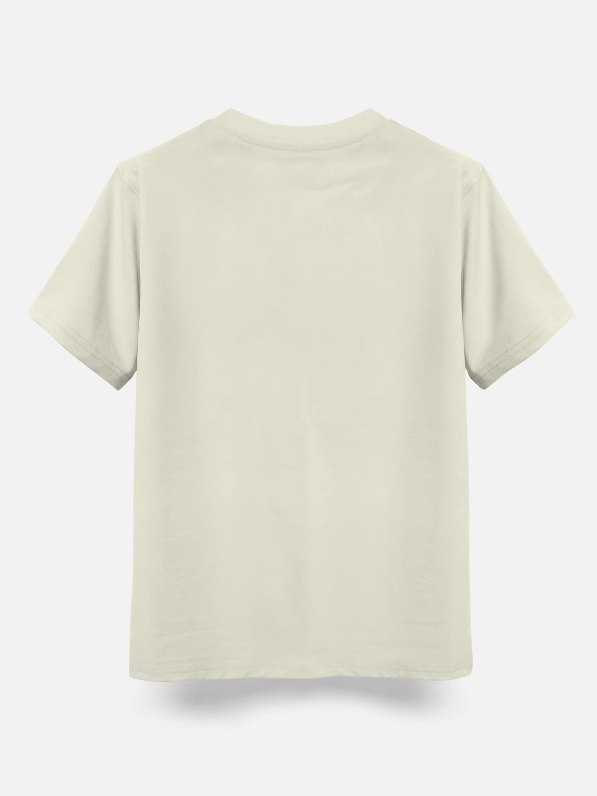 HELLCAT Trendy Typographic Printed Cotton Blend Half Sleeve T-Shirt for Boys - Pack of 5 / Navy Blue & Burgundy & Beige & Saffron & Turquoise Blue / 3-4 Years, Regular Fit