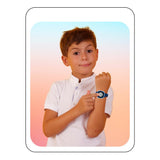 SPIKY Digital Sports Watch for Kids (Blue) | Multifunctional with Luminous Display & Alarm | Water Resistant & Printed Silicone Strap | Best Birthday Gift Wrist Watches for Boys & Girls | Age 2-14 Yrs