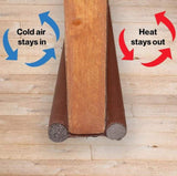 VOOY Door Bottom Sealing Strip Guard for Home | (39 inches, Pack of 3) | Door Stoppers | Door Seal | Door Closers | Sound-Proof Reduce Noise Energy Saving Weather Stripping | Waterproof (Brown/Black)