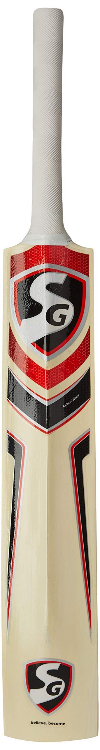 SG Max Cover Kashmir Willow Cricket Bat ( Size: Size 6,Leather Ball )