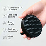 KROYWEN Soft Silicone Back Scrubber Long Handle Bath Brush + Body Scrubber Bath Brush + Scalp Massager for Hair + Face Scrubber Brush, Combination Combo, Super-Exfoliating & Lathering Body Scrubber, Shower Brush | BPA-Free | for Men and Women (7 Pcs Combo