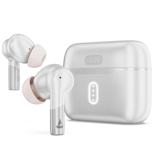 boAt Airdopes 141 Gen 2 (2025), 4 Mics ENx Tech, 48 Hrs Playback, Free Music Streaming, Fast Charge, Low Latency, IPX4, v5.4 Bluetooth Earbuds, TWS Ear Buds Wireless Earphones with mic (Active White)