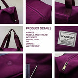 Wazdorf Nylon 41 Liter Expandable Travel Bags for Women, Duffle Bags for Women Luggage, Foldable Vanity Traveling Bag, Waterproof Hand Bag for Ladies Personal Items