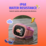 Noise Junior Explorer 2 Smart Watch for Kids with 4G SIM Compatible, 2-Way Video & Voice Calling, Geofencing, Real Time Location Monitoring via Google Maps, IP68, SOS Emergency Alerts (Frost Pop)