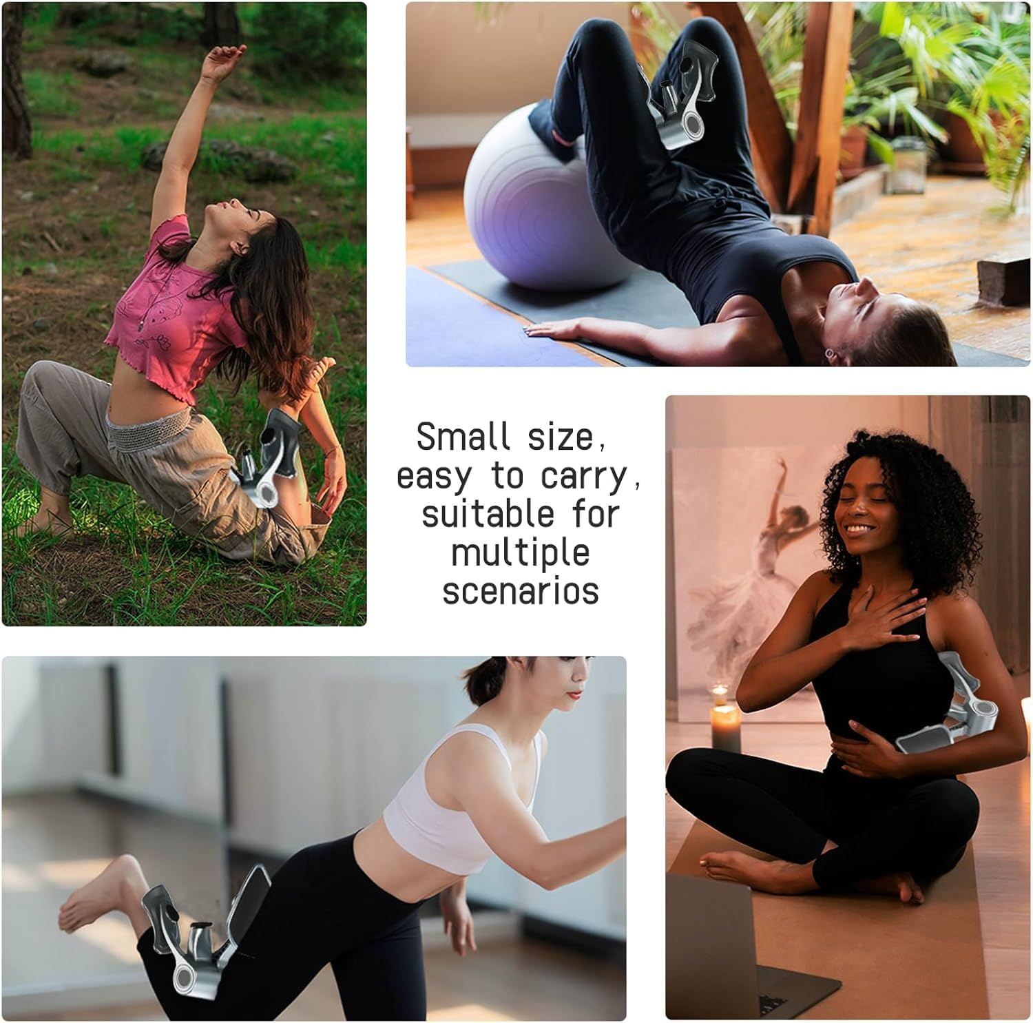 Adrohai Kegel Pelvic Floor Muscle Trainer Thin Inner Thigh Exercise Levator Equipment, Kegel Shaping Adjustable Pelvic Floor Muscle Exerciser Thigh Master for Home Men & Women Kegel Shaping