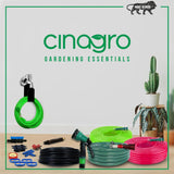 Cinagro Brass Spray Gun for 1/2 Inch Hose Pipe, Gardening, Car Wash, Bike Washing, High Pressure Water Sprayer Jet, Adjustable Washing Nozzle for Garden Hoses, Lawn Watering & Cleaning, 18 x 2.7 cm