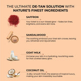 Ghar Soaps Sandalwood & Saffron Magic Soaps For Bath (300 Gms Pack Of 3) | Paraben Free | Chandan & Kesar Bath Soap | Handmade Soaps For Glowing | Skin Brightening Soap For Men & Women