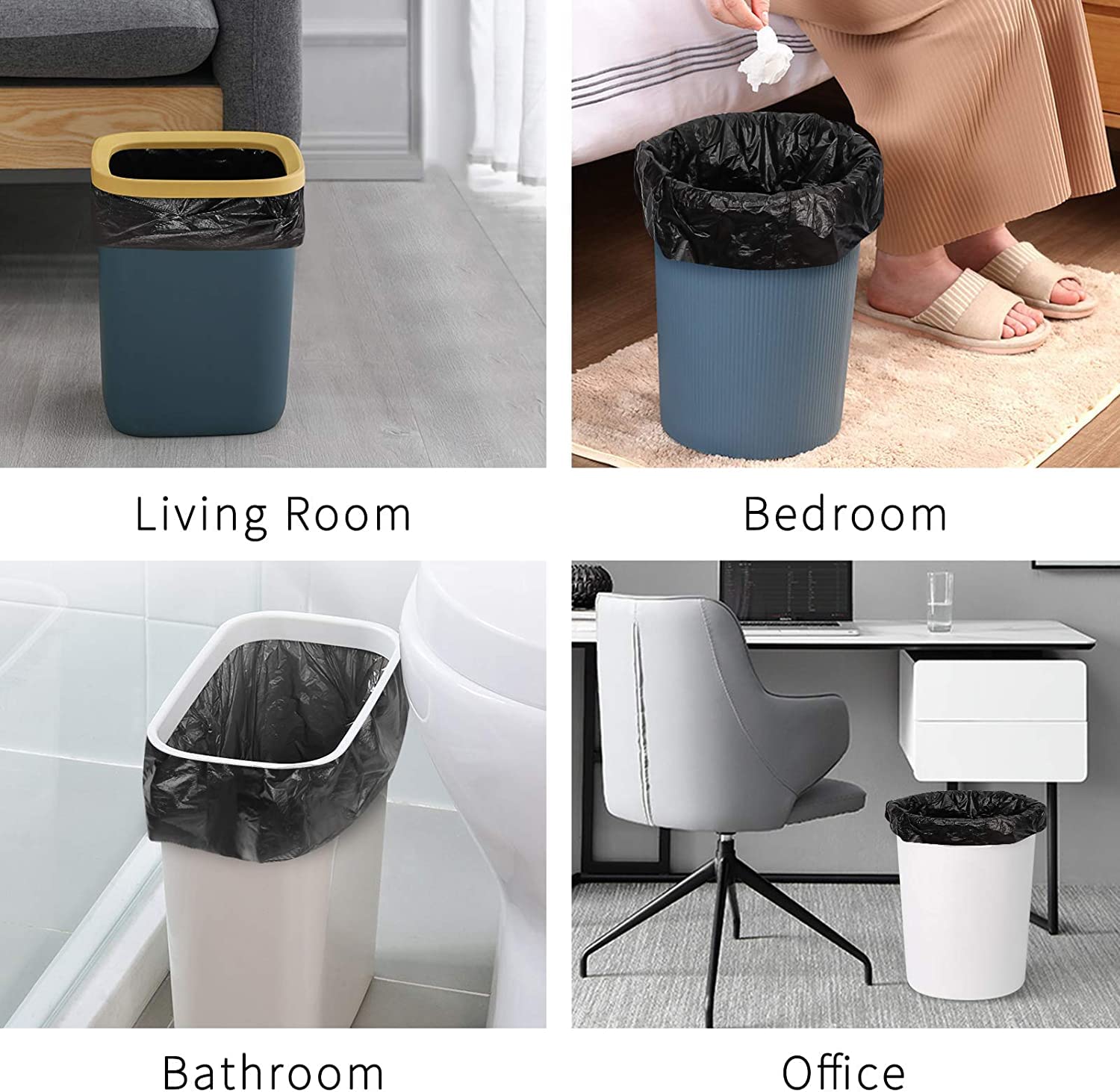 Ezee Garbage Bag - 20 Pieces (Pack of 2, Extra Large, 30 inches x 50 inches)