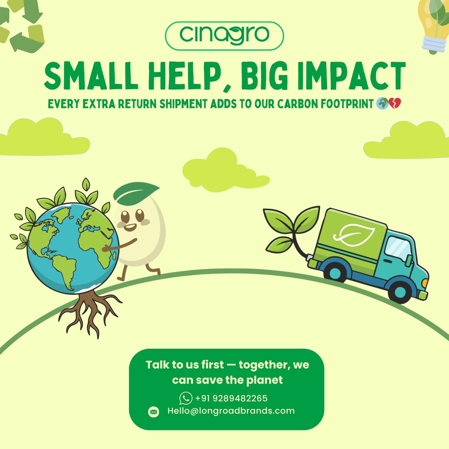 Cinagro Brass Spray Gun for 1/2 Inch Hose Pipe, Gardening, Car Wash, Bike Washing, High Pressure Water Sprayer Jet, Adjustable Washing Nozzle for Garden Hoses, Lawn Watering & Cleaning, 18 x 2.7 cm