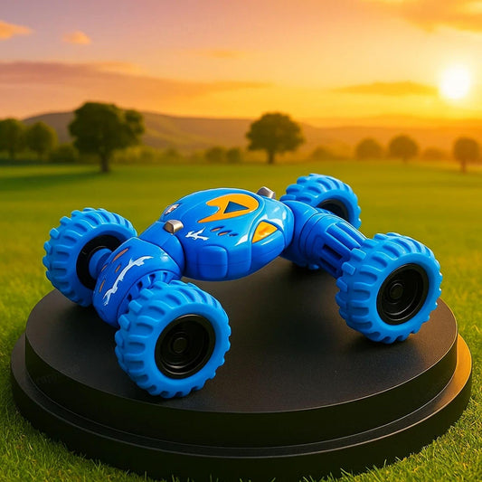 GRAPHENE Pull Back Friction Powered Monster Car Truck Telescopic DTX Toy Car for Kids Non Electric Gift for 2 3 4 5 6 Year Boys Girls Push and GO 4 Wheel Off-Road Vehicles Racing Stunt Car