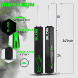 Jaspo SLOG Plastic Tennis Cricket Bat Full Size Bat (34” X 4.5” inch) for All Age Group (SLOG Cricket BAT) (SLOG)