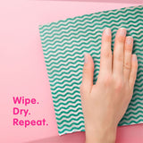 Origami Non-Woven Reusable & Washable Kitchen Towel Wipes (80 Wipes Per Roll, Total 160 Sheets)