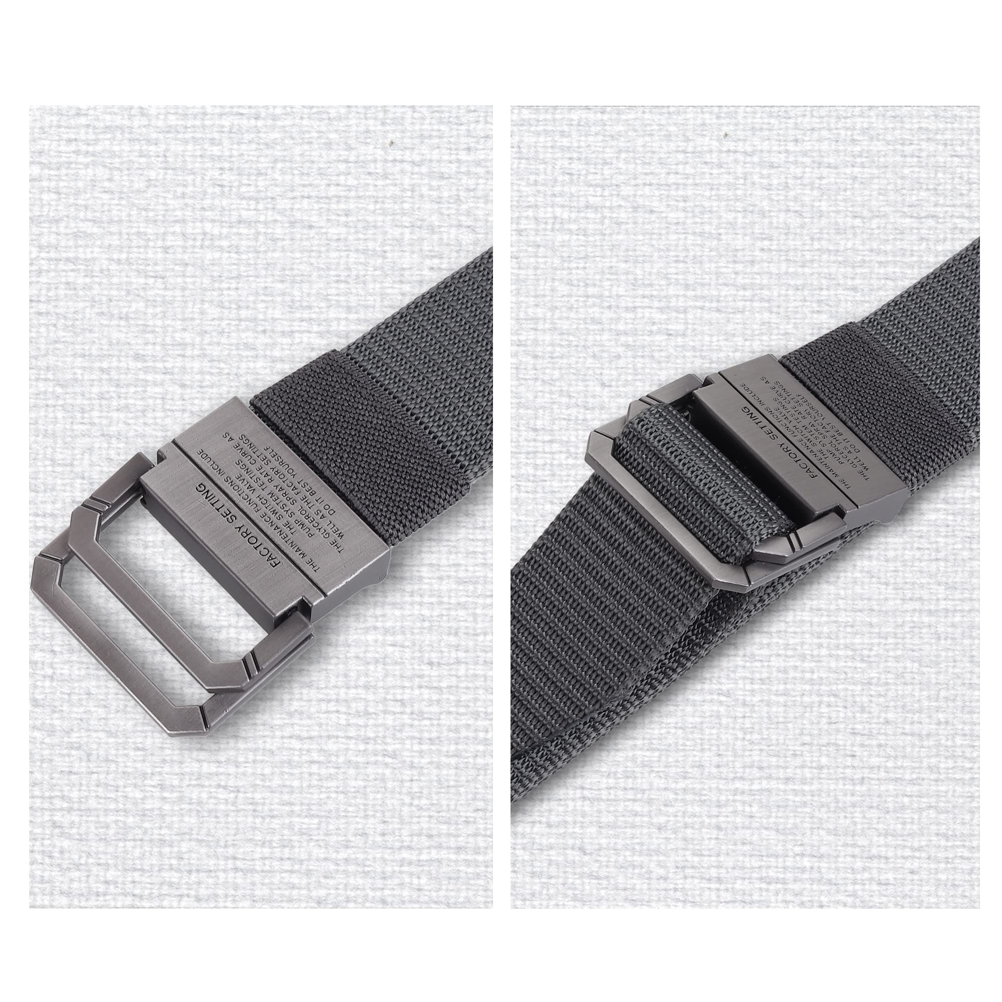 ZORO Grey Nylon Woven Fabric Belt for Men | NB-610 (BROWN)