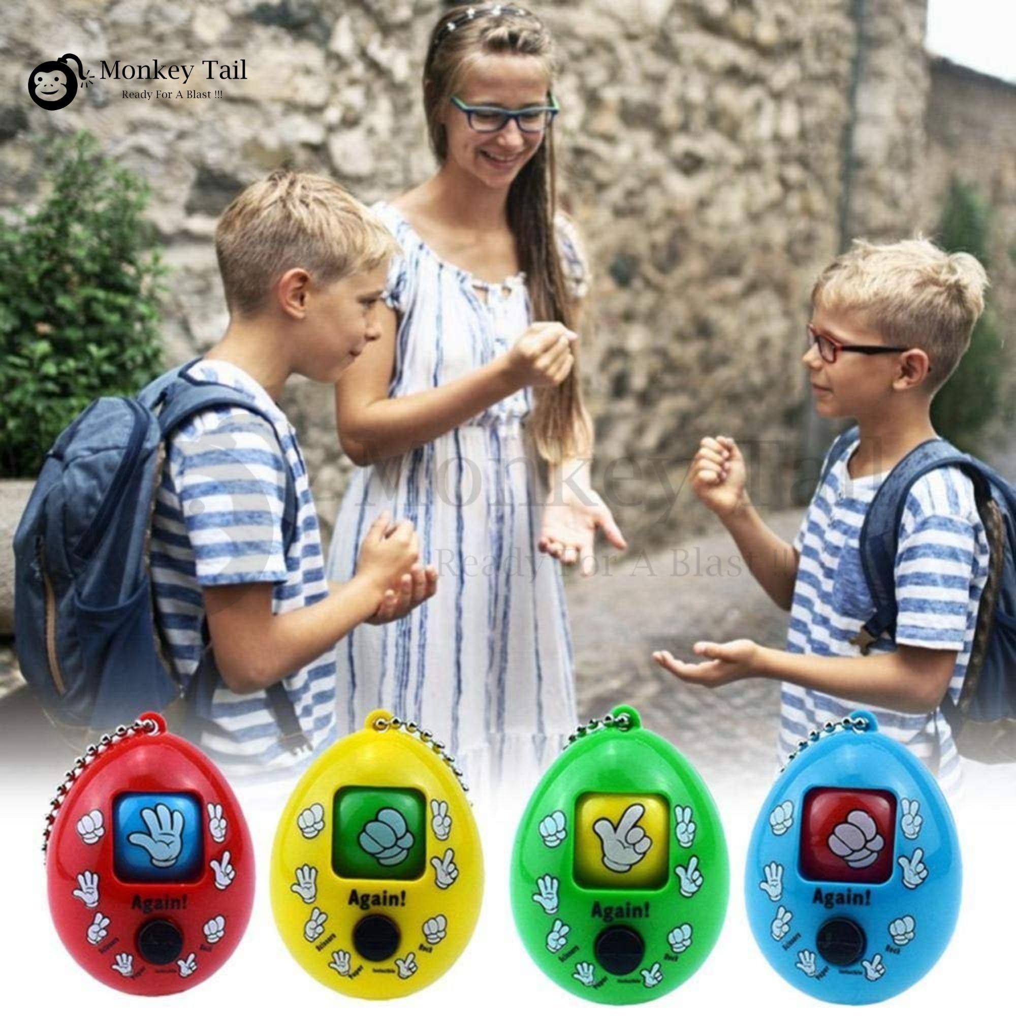 MONKEYTAIL 10 Pcs Rock Paper Scissors Game Key Chains - Birthday Return Gift