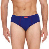 VIP Men's Solid Cotton Briefs with Elasticated Waistband - Pack of 6 (May Vary) - Soft, Breathable, and Comfortable Underwear for Everyday Wear (Assorted_85CM)