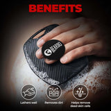 Beardo Silicone Body Scrubber Bath Brush for Men | Cleanses, Exfoliates & Removes Dead Skin | Super Soft Silicone Bristles | Lathers Well | Ergonomic No-Slip Handle, Body Scrubber for Men