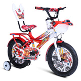 CAPENT Maltus Cycle for Kids Boys/Girls with Balance Wheel & Back Carrier | Rigid Fork | Frame 11 Inch | Ideal for 4 to 6 Years Kids Road BMX Bike