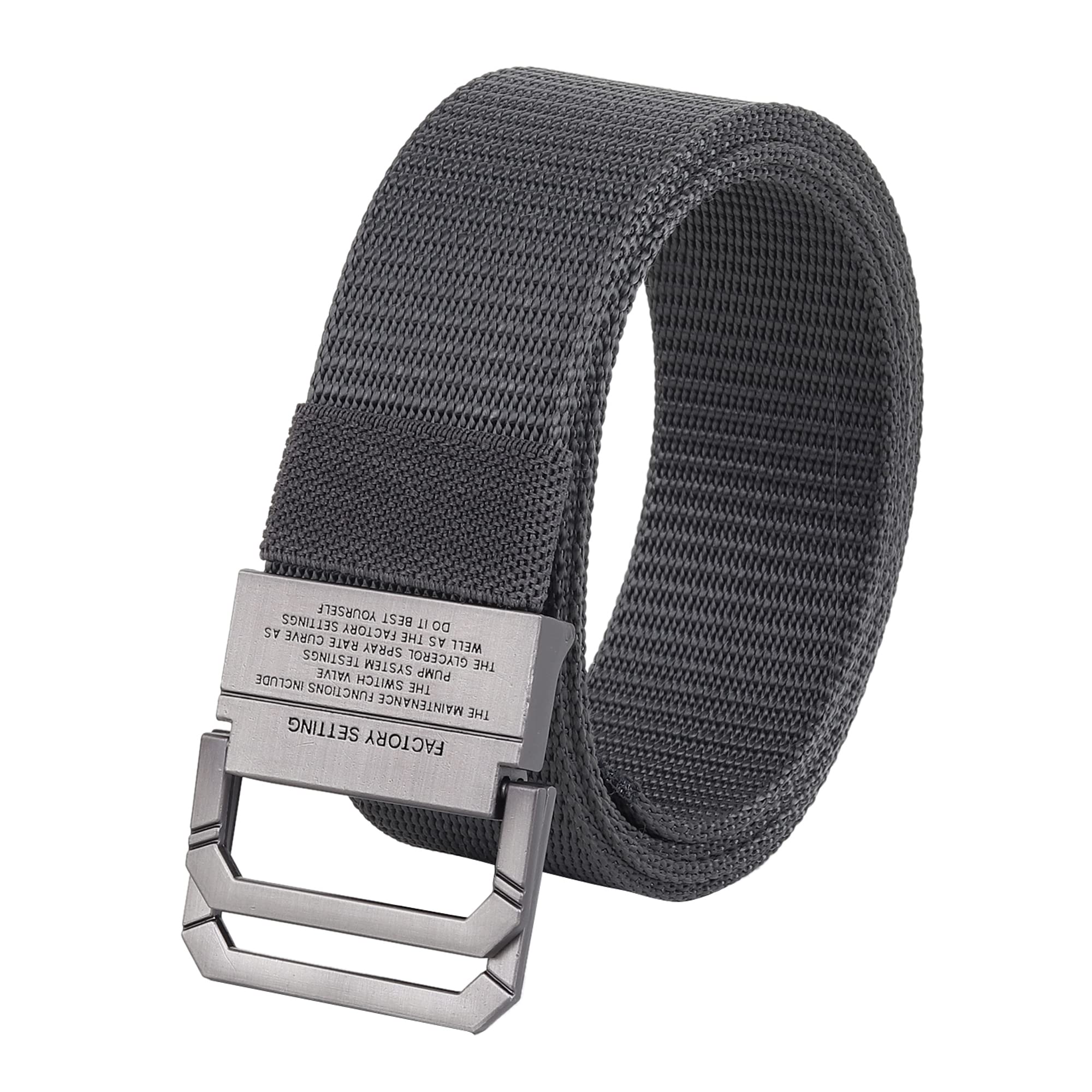 ZORO Grey Nylon Woven Fabric Belt for Men | NB-610 (BROWN)