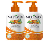 Medimix Sandal Liquid Handwash 500g Bottle (1 + 1 Combo Pack) | Ideal for Germ Protection, Soft & Moisturized Hands | Harsh Chemical-Free | Enriched with 18 Exotic Herbs