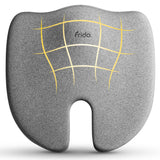 Frido Ultimate Pro Seat Cushion (High Density) for Hip | Tailbone | Coccyx | Sciatica Pain Relief | Proprietary Hi-Per Foam Ergonomic Design | Contoured Cushion for Office/Home Chairs | Up to 100 Kg